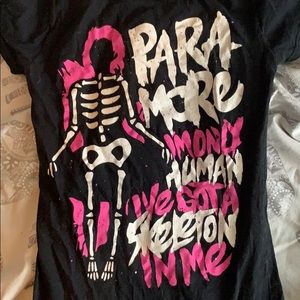 Paramore Skeleton Shirt